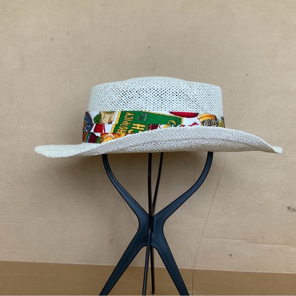 USA STRAW STYLE SUMMER HAT. UNISEX - Picture 3 of 7